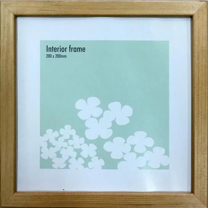 Rakuten - 【20x20cm】BICOSYA | インテリアフレーム | 木製額縁 | 20x20cmサイズ (natural) Interior Frame ナチュラル 木製 ギフト 誕生日プレゼント フレーム お誕生日 ポスターフレーム 雑貨 おしゃれ お洒落 フレームのみ 額 インテリア 北欧 誕生日プレゼント インテリア 北欧
