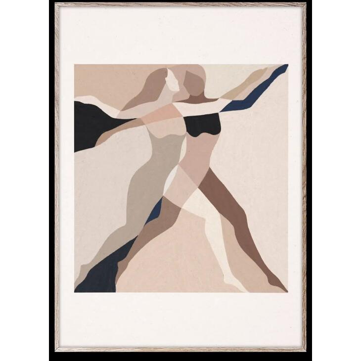 【30x40cm】PAPER COLLECTIVE - TWO DANCERS | アートプリント アートポスター 北欧 シンプル インテリア おしゃれ
