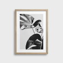 【SALE セール】【A3】NOUROM - GREY MONSTERA #1 北欧 ポスター スウェーデン 写真 ボタニカル アート アートポスター ポスター...
