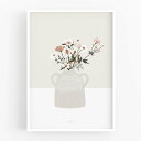  50x70cm MICUSH - POTTERY AND FLOWERS - ANEMONE (AP153) | A[gvg |X^[ Vv CeA   