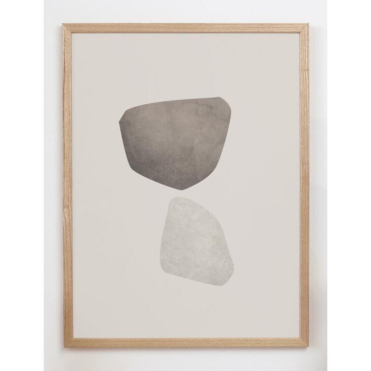 【30x40cm】CARO CARO PRINTS - Abstract Neutral Art Print (GMTC-4301) | アートプリント/アートポスター 北欧 アブストラクト