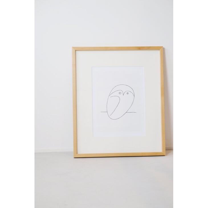 PABLO PICASSO (パブロ・ピカソ) | Le hibou (natural frame) | アートプリント/アートポスター フレーム付き 北欧 ス...
