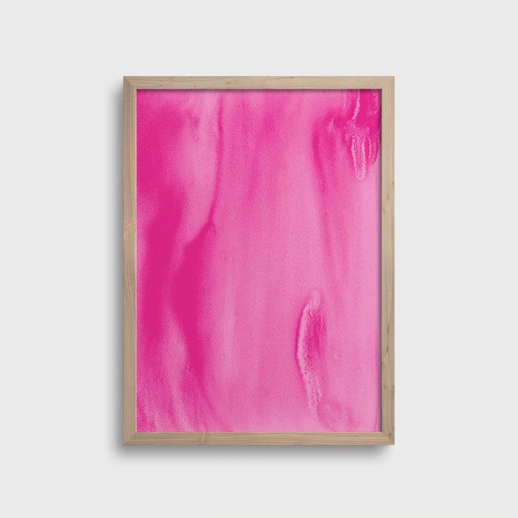 【50x70cm】NOUROM - HOT PINK ABSTRACT #3 | 北欧 ポスター スウェーデン アブストラクト ミニマル アート アートポスター ポスター インテリア オシャレ おしゃれ 壁紙