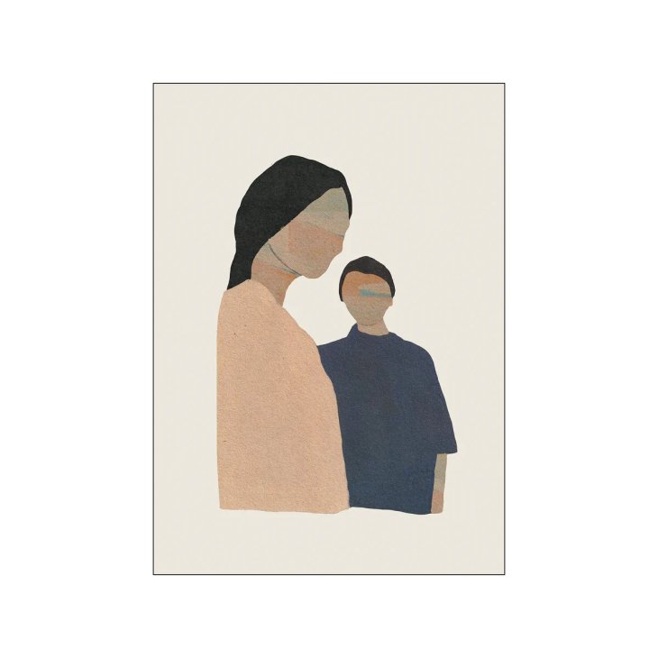 THE POSTER CLUB x Chloe Purpero Johnson | Twin Ladies | 30x40cm A[gvg/A[g|X^[ k f}[N