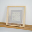 【30x30cm】A.P.J. | クリアボックスフレーム 30角サイズ (ナチュラル/オーク/ホワイト) | 木製額縁 | 30角サイズ 300x300mm 正方形 ナチュラル ギフト 誕生日プレゼント 写真 フォトフレーム インテリア ポスターフレーム フレームのみ 額 北欧 木製 ウッドフレーム