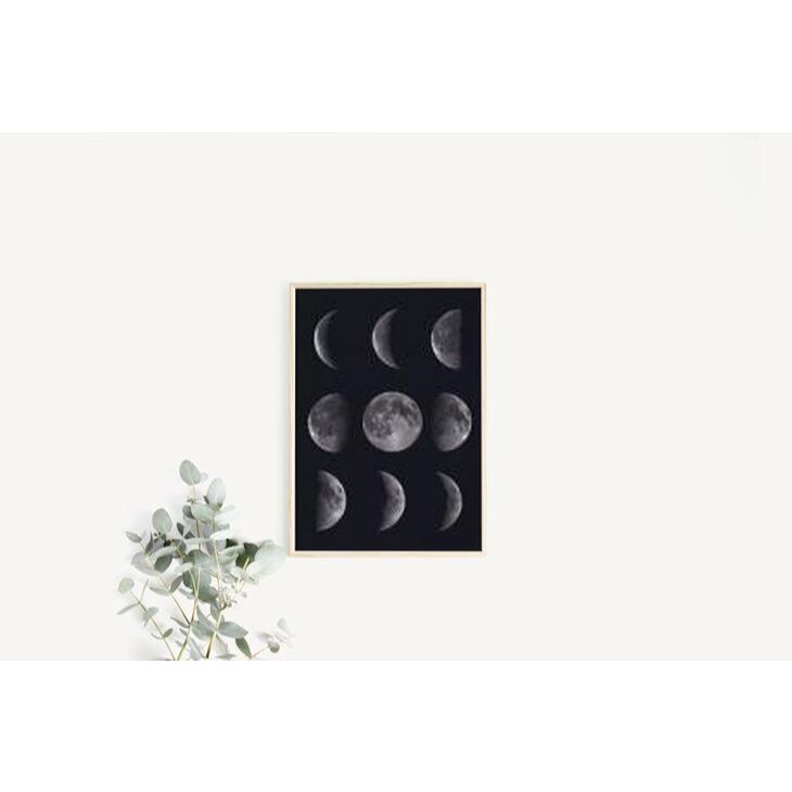 【A3】LOVELY POSTERS - MOON PHASES アートプリント/ポスター 北欧 シンプル おしゃれ 2