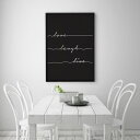 LOVELY POSTERS | LOVE LAUGH LIVE PRINT | A3 A[gvg/|X^[yk Vv z