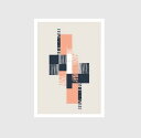 【A4】LACE & STRIPES - SHAPES VI PRINT アートプリント / ポスター メール便送料無料 北欧 雑貨 ウォールインテリア おしゃ...