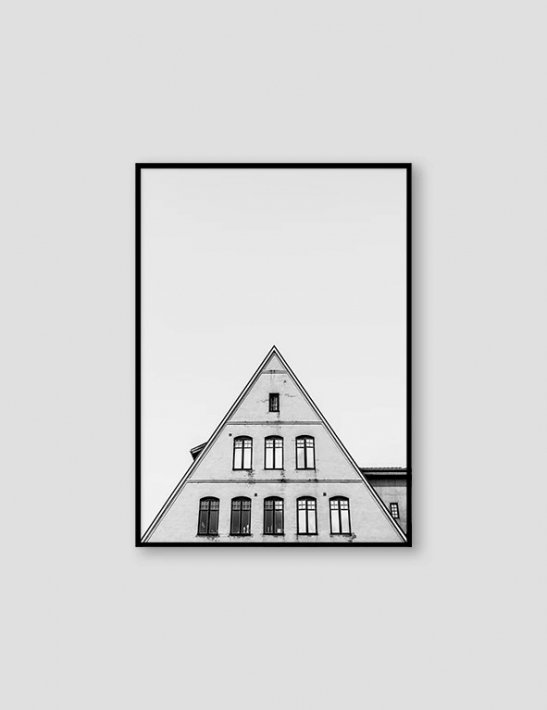 【A3】NOUROM - HJAERUP TOWN HOUSE | 北欧 ポスター スウェーデン アブストラクト...