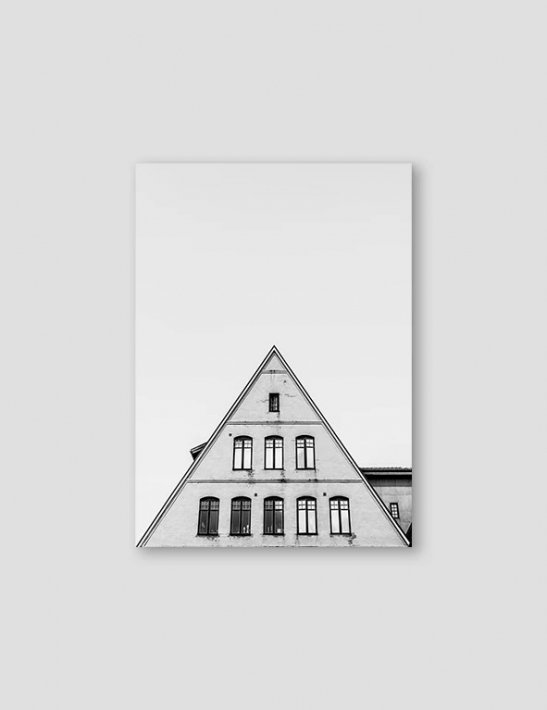 【A3】NOUROM - HJAERUP TOWN HOUSE | 北欧 ポスター スウェーデン アブストラクト...
