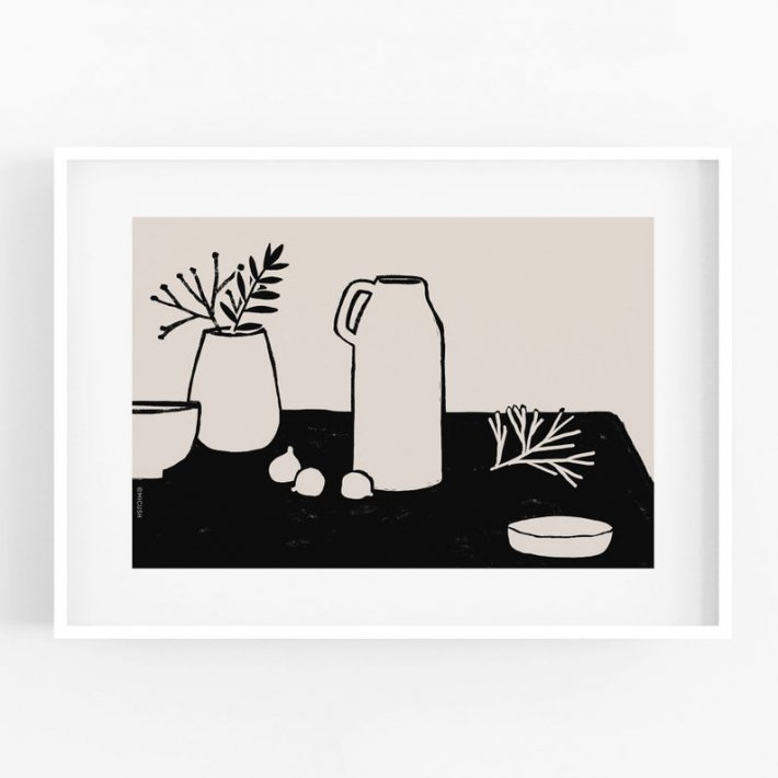 y30x40cmzMICUSH - SIMPLE LITTLE CORNER (landscape) ART PRINT (AP142) | A[gvg |X^[ Vv CeA 