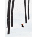 【A4】BLANCA GOMEZ - WINTER TOURIST | アートプリント/ポスターメール便送料無料 インテリア オシャレ ウォールアート