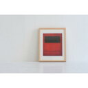 MARK ROTHKO (マーク・ロスコ) | Black over Reds | アートプリント / ポスター フレーム付き 北欧 モダンアート アートポスタ...