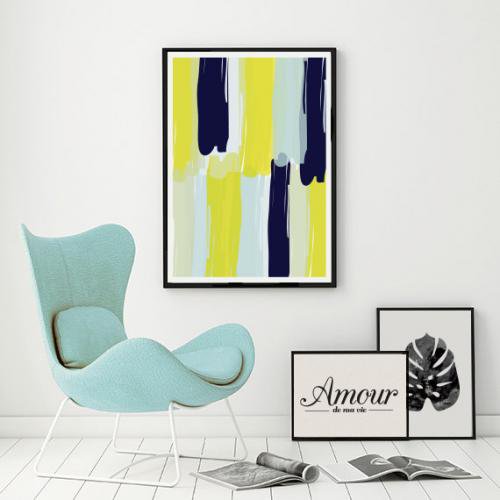 LOVELY POSTERS | PAINT STROKES | A3 A[gvg/|X^[yk Vv z