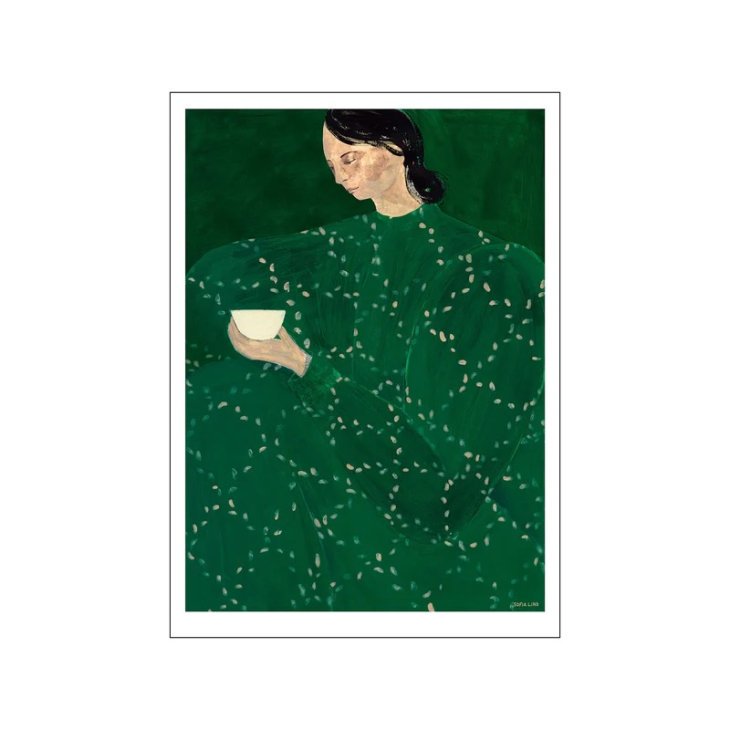 THE POSTER CLUB x Sofia Lind | Coffee Alone At Place De Clichy | 30x40cm A[gvg/A[g|X^[ k