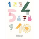 楽天POSTERMEET【50x70cm】PAPER COLLECTIVE / MADO - SPAGHETTI NUMBERS | アートプリント アートポスター 北欧 数字 タイポグラィ 子供部屋 かわいい