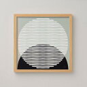 【30x30cm】a good view (designed by QUARTER REPORT) - 月食 グレー 北欧 アートポスター