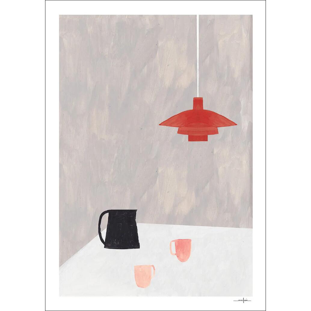 y50x70cmzTHE POSTER CLUB x Ana Frois - Orange Pendant | A[gvg/A[g|X^[ k f}[N