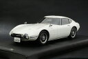 マーク MARK 1/18 トヨタ 2000GT ペガサスホワイト 【限定100台】(PM1804W)【ミニカー】【1/18】【トヨタ】