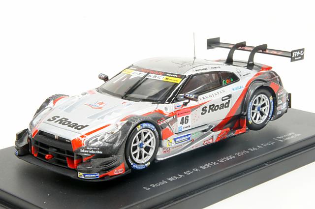ミニカー 1/43 エブロ EBBRO (45279) Sロード モーラ GT-R 2015年 スーパーGT 500クラス Rd.4 富士 No.46 本山 哲/柳田 真孝