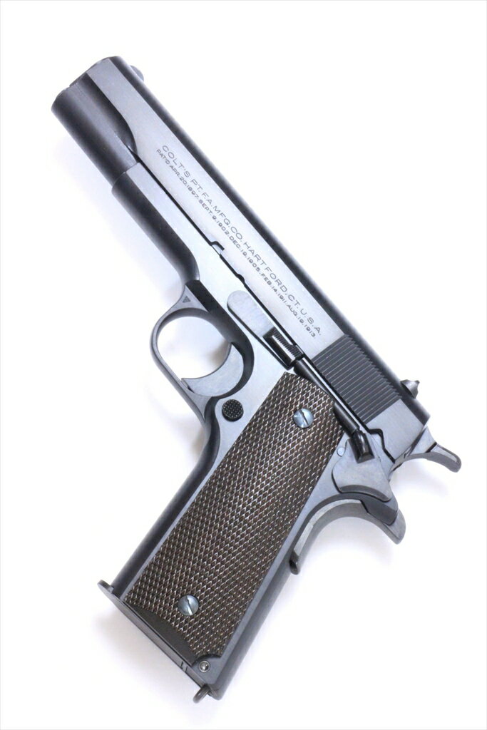六研/エラン ROCKEN/ELAN Famous Movie Gun Series DOC MODEL コルトM1911 ニュースタイル スライド マーキング DUOブローバック モデルガン