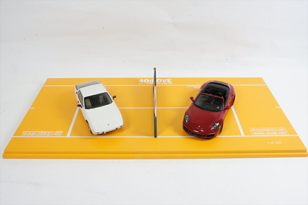 ミニカー ポルシェ特注/スパーク (wax02400001) Set ポルシェ 924 /ポルシェ 911 カレラ GTS カブリオ - 40. ポルシェ Tennis Grand Prix 2017