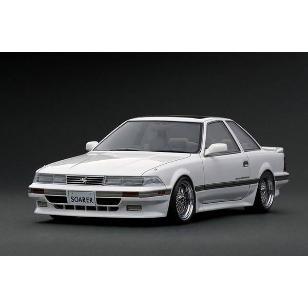 イグニッションモデル 1/18 トヨタ ソアラ Z20 2.0GT-ツインターボL ホワイト 完成品ミニカー IG3480