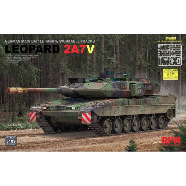 Rakuten - ライフィールドモデル 1/35 レオパルト 2 A7V ドイツ主力戦車 スケールモデル RFM5109