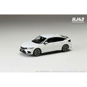 ホビージャパン 1/43 ホンダ シビック FL1 LX プラチナホワイトパール 完成品ミニカー HJ432003W