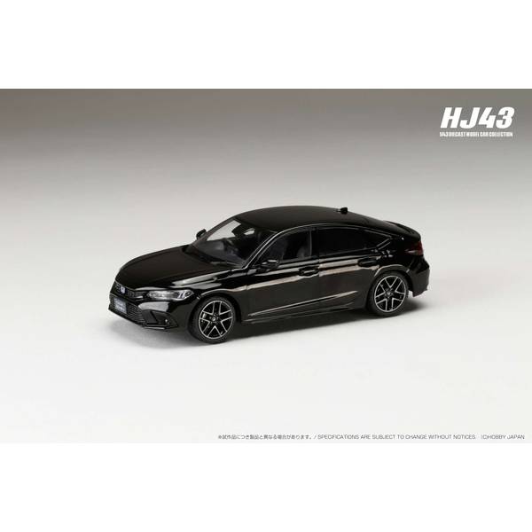 ホビージャパン 1/43 ホンダ シビック FL4 e:HEV クリスタルブラックパール 完成品ミニカー HJ433003BK