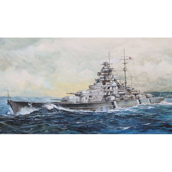 ピットロード 1/700 ドイツ海軍 戦艦 ビスマルク スケールモデル W261