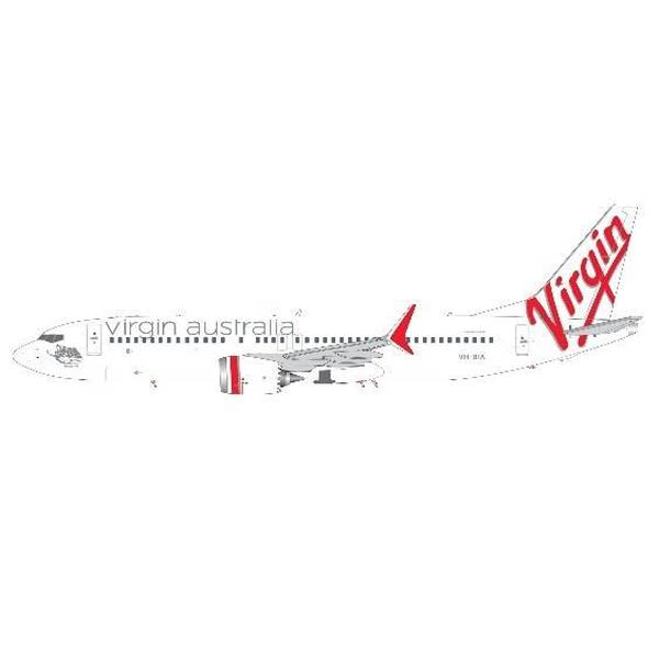 ジェミニ200 1/200 737 MAX 8 ヴァージン・オーストラリア航空 VH-8IA 完成品モデル G2VOZ943