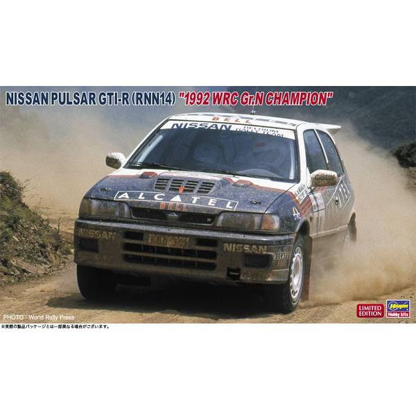 ハセガワ 1/24 ニッサン パルサー GTI-R (RNN14) “1992 WRC Gr.N チャンピオン” スケールモデル 20676
