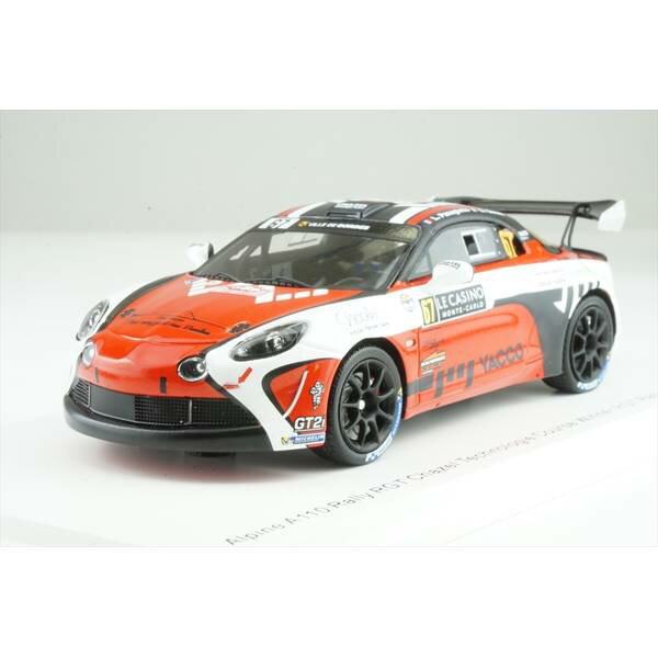 スパーク 1/43 アルピーヌ A110 ラリー RGT No.67 2023 WRC ラリー・モンテカルロ ウィナー L.Panagiotis/C.Goddi 完成品ミニカー S6726