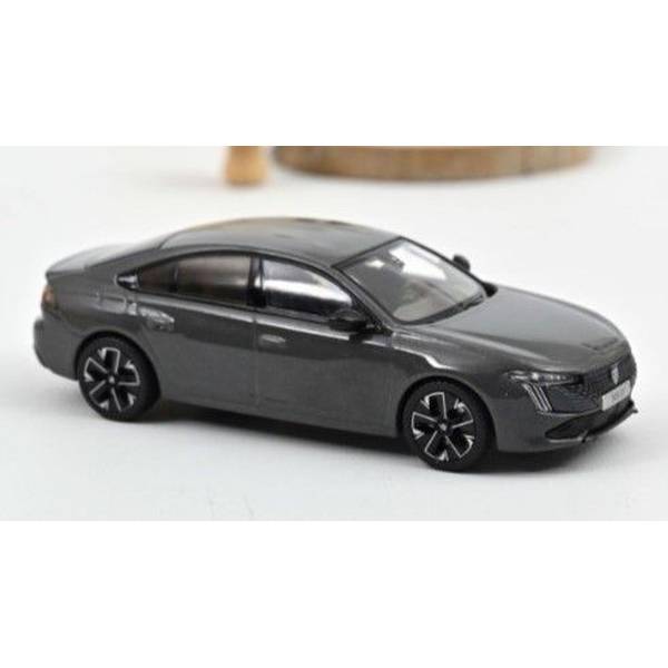 ノレブ 1/43 プジョー 508 GT ハイブリッド 2023 Selenium グレー 完成品ミニカー 475833