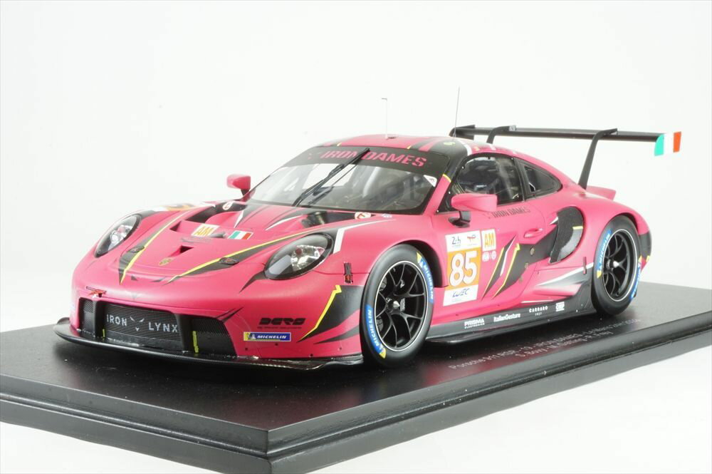 スパーク 1/18 ポルシェ 991 RSR-19 No.85 アイアン・デイムス 2023 ル・マン24時間 S.Bovy/M.Gatting/R.Frey 完成品ミニカー 18S932