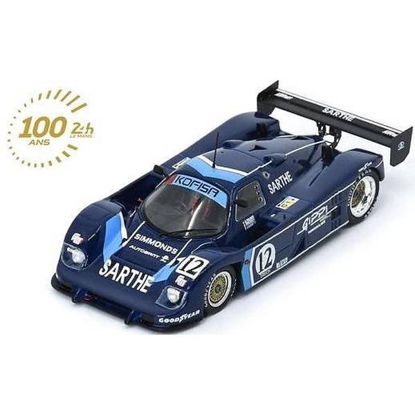 スパーク 1/43 クーガー C24S No.12 1990 ル・マン24時間 B.Thuner/A.Ianetta/P.Pessiot 完成品ミニカー S3533