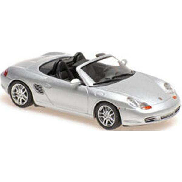 マキシチャンプス 1/43 ポルシェ ボクスター S 2002 シルバーメタリック 完成品ミニカー 940062071