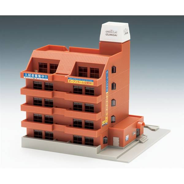 トミックス Nゲージ マンション(ブラウン) 鉄道模型パーツ 4234