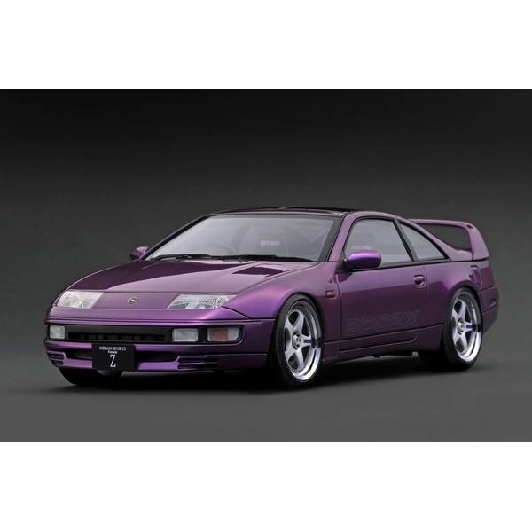 イグニッションモデル 1/18 ニッサン フェアレディZ Z32 2by2 パープル 完成品ミニカー IG3425