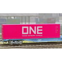 朗堂 Nゲージ 40fドライコンテナ ハイキューブ(背高)タイプ ONE(ピンク)(2個入) 鉄道模型パーツ MC-4103