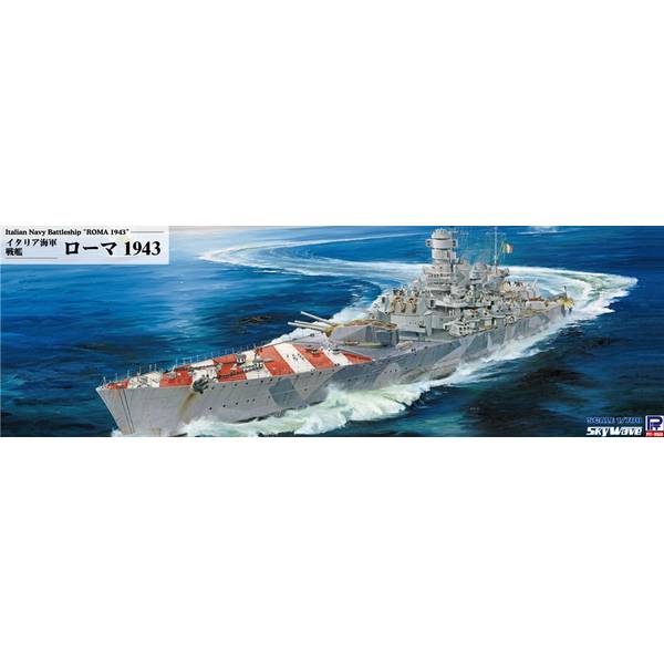 Rakuten - ピットロード 1/700 イタリア海軍 戦艦 ローマ 1943 スケールモデル W264