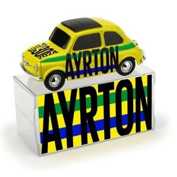 Rakuten - ブルム 1/43 フィアット 500 アイルトン・セナ 30周忌 完成品ミニカー BR068