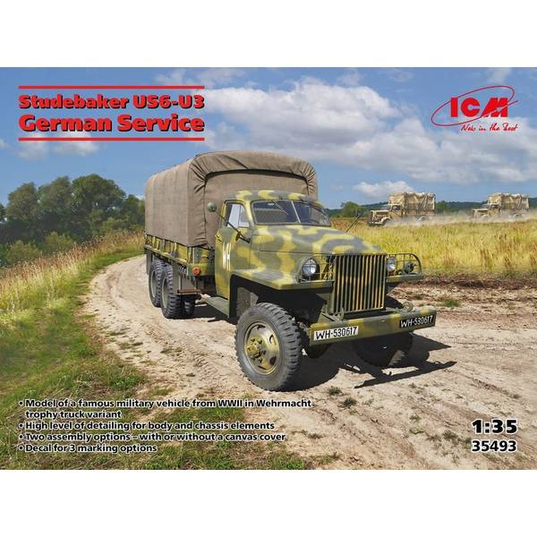 樂天商城 - ICM 1/35 ドイツ スチュードベーカー US6-U3 スケールモデル 35493