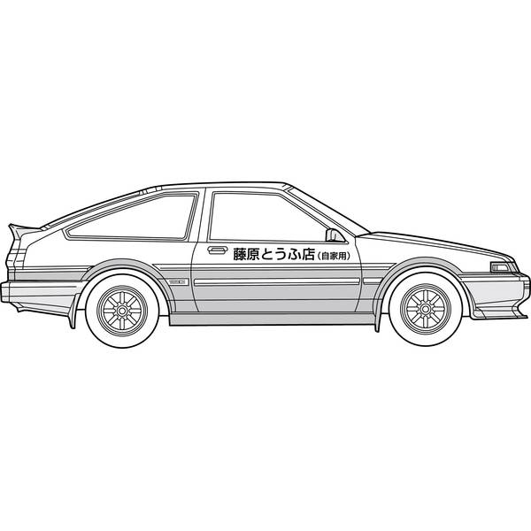 樂天商城 - フジミ 1/24 頭文字Dシリーズ No.001 トレノ前期型1600GT APEXAE86藤原拓海 スケールモデル ISD-001