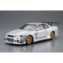 アオシマ 1/24 ザ☆チューンドカー No.50 C-WEST BNR34 スカイラインGT-R '02(ニッサン) スケールモデル 4905083069905