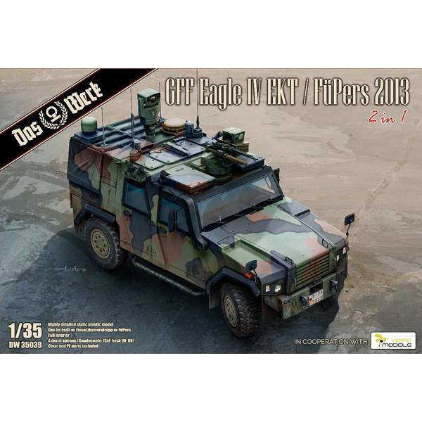 樂天商城 - ダス・ヴェルク 1/35 イーグルIV EKT/FuPers 装甲車 2013年 「2 in 1」 スケールモデル USCDW35039