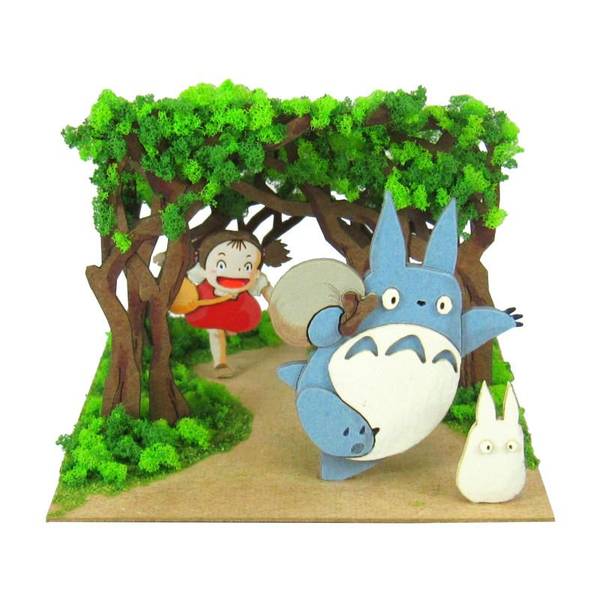 さんけい みにちゅあーとキット スタジオジブリmini となりのトトロ [秘密のトンネル] キャラクタープラモデル MP07-47