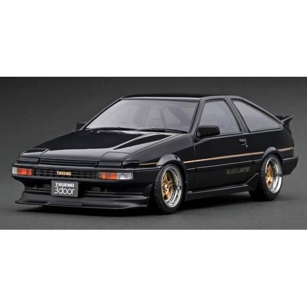 イグニッションモデル 1/18 トヨタ スプリンタートレノ AE86 3Door GT Apex ブラックリミテッド 完成品ミニカー IG3490