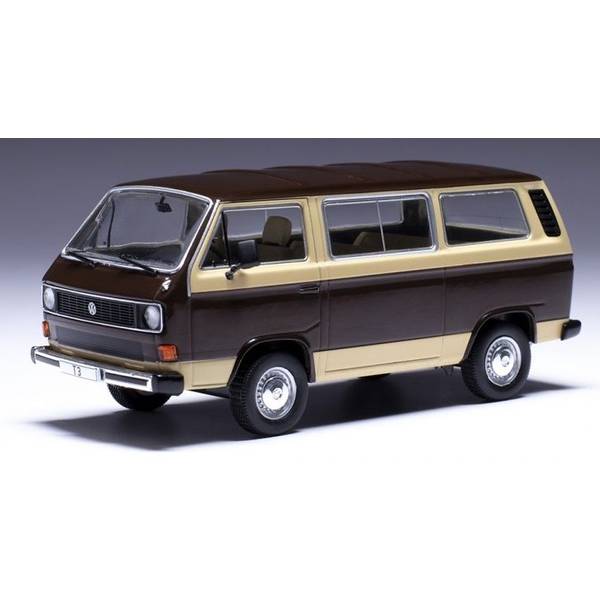 樂天商城 - イクソ 1/43 フォルクスワーゲン タイプ2 T3 カラベル 1981 ブラウン/ベージュ 完成品ミニカー CLC573N